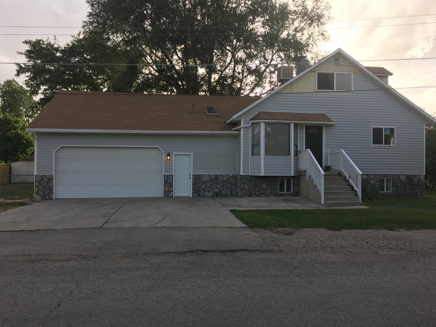 Home with New Vinyl Siding